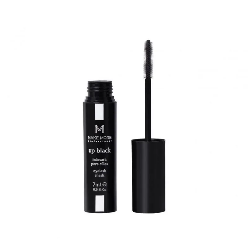 Máscara De Cílios Up Black Make More 7Ml
