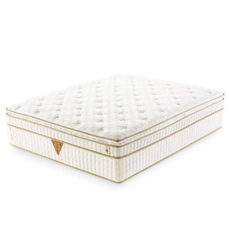 Colchão Queen Híbrido com Molas Ensacadas D28 com Pillow Top 158x198cm Latex Foam - OUTRAS - Colchões