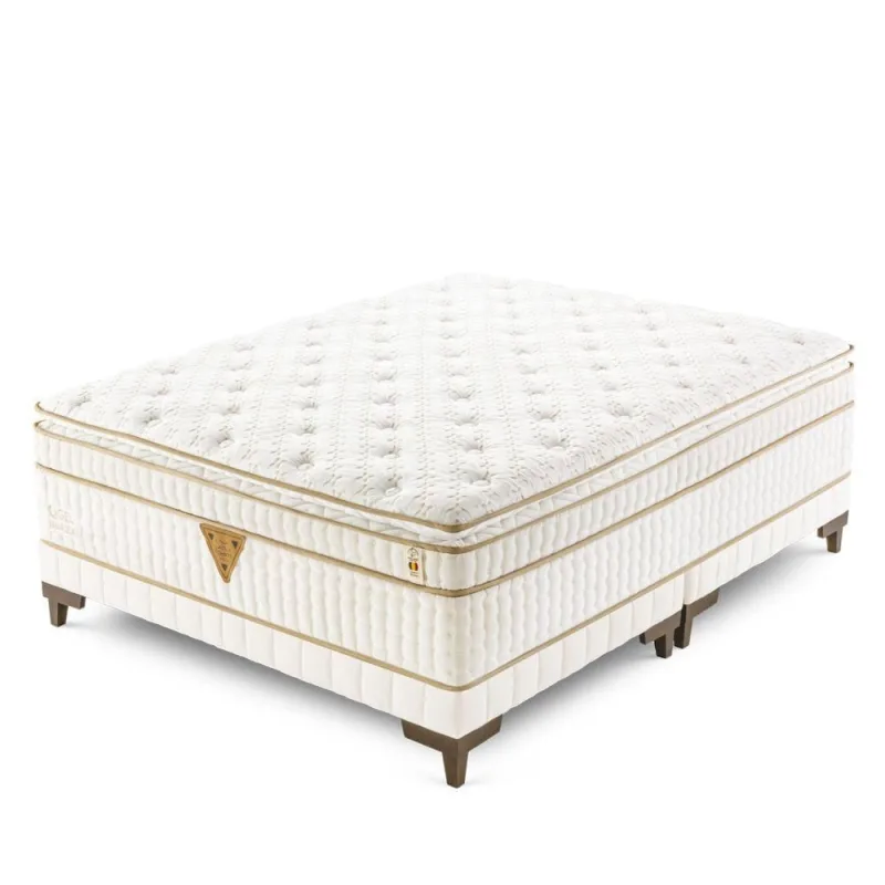Colchão King Híbrido D45 com Pillow Top Euro Cobre Latex Foam - OUTRAS
