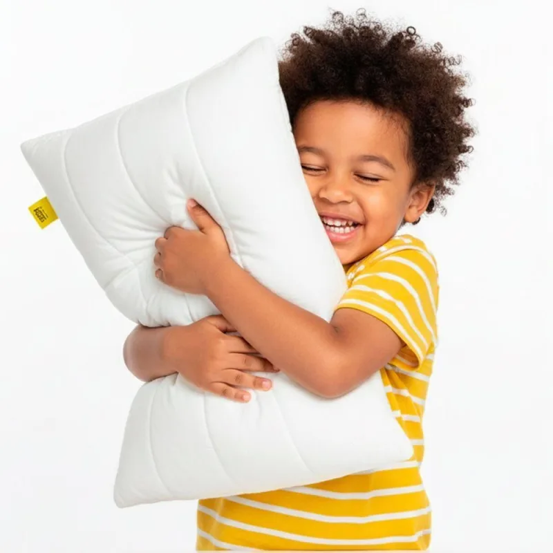 Travesseiro Basic Premium - Latex Flocos Capa Hipoalergênica Perfil Kids 30x40x08cm - OUTRAS