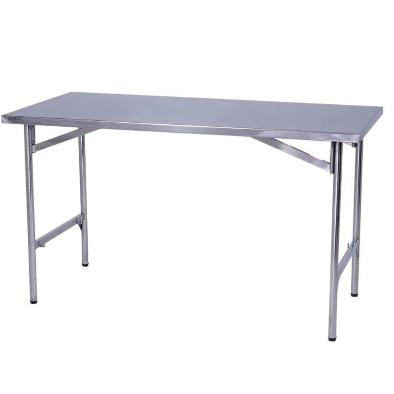 Mesa de Manipulação Inox 1,50X60 CM Benfati TB 1 1/4" Sem Paneleiro