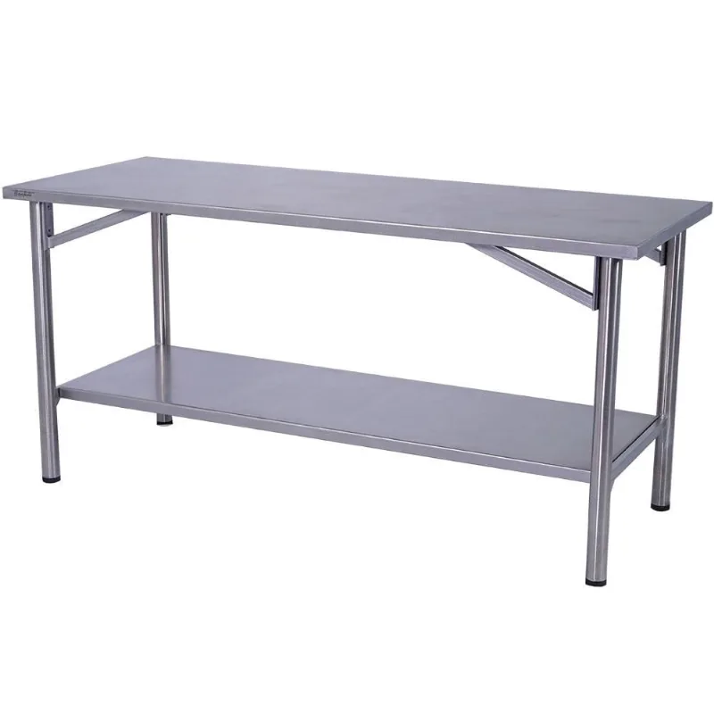 Mesa de Manipulação Inox 150X70CM Benfati tb 2 Paneleiro Liso