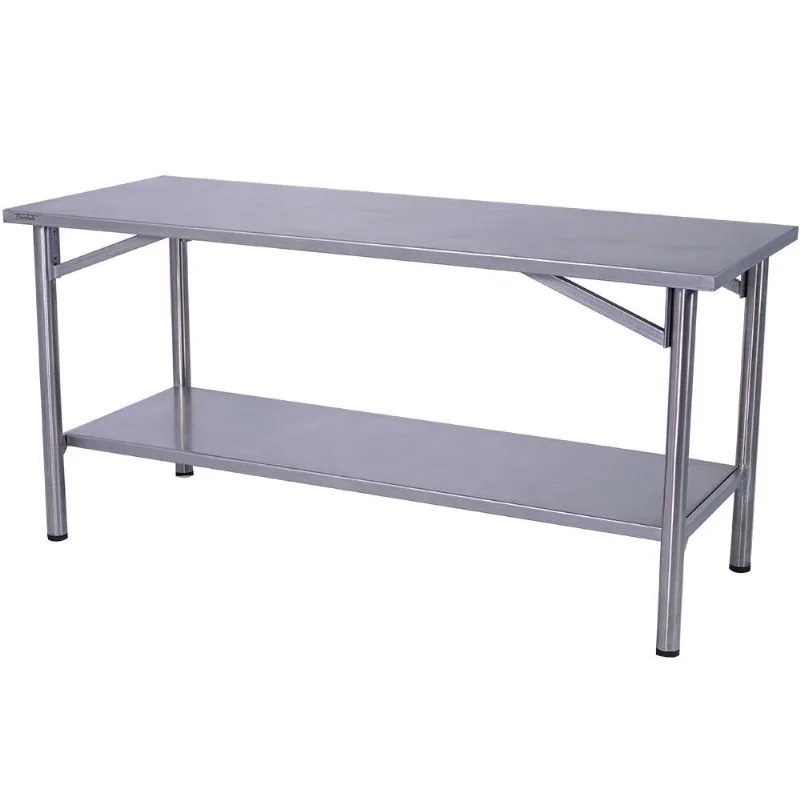 Mesa de Manipulação Inox 100X70CM Benfati TB 2" Paneleiro Liso