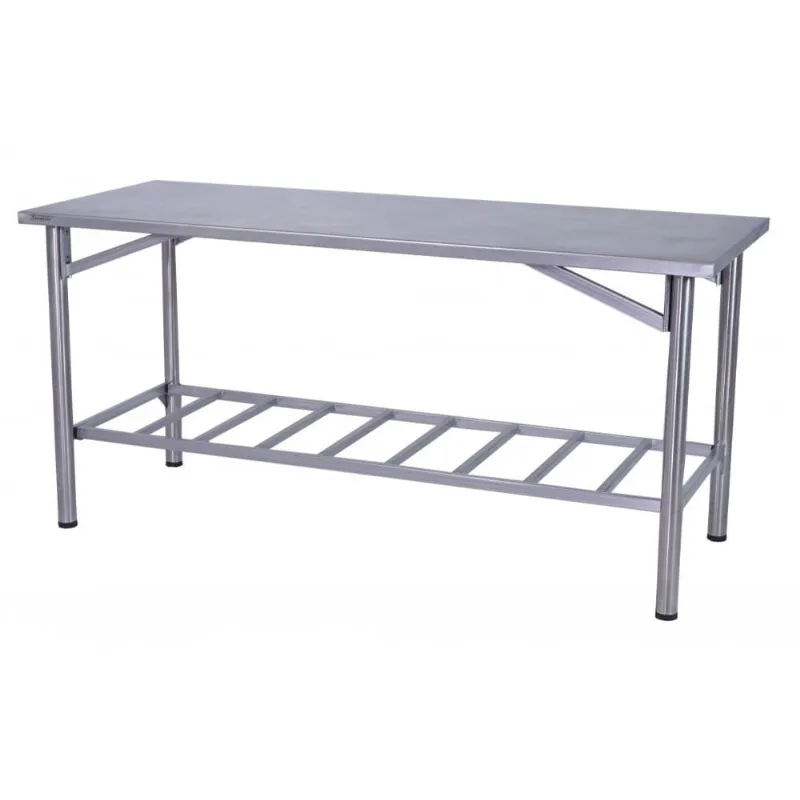 Mesa de Manipulação Benfati Inox 304 150X70CM Paneleiro Gradeado tb 2 625GR