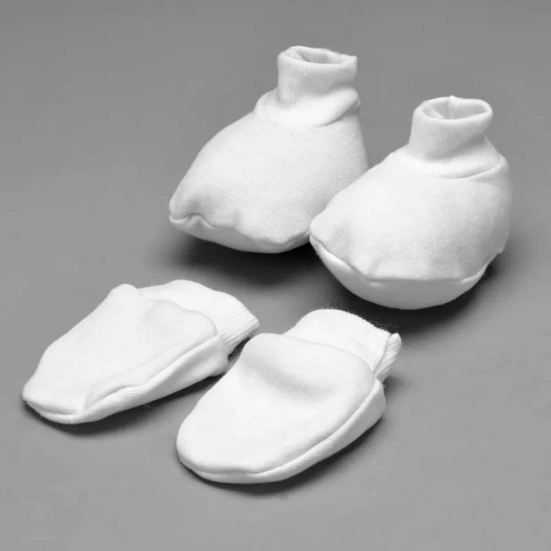 Kit Pantufa e Luva - 155 Branca