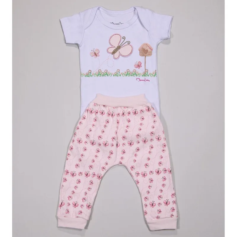 Conjunto Body Butterfly - 11782 Rosa - RN