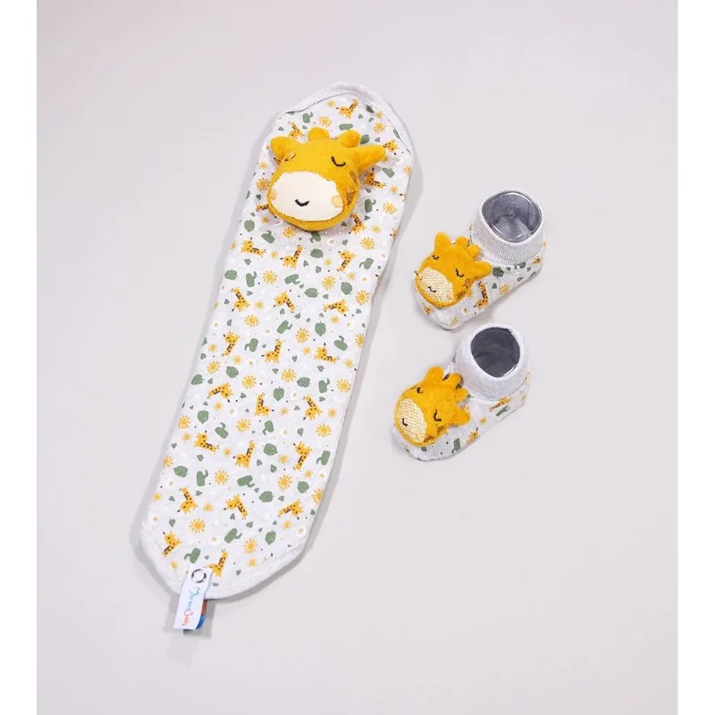 Kit Pantufa e Naninha Girafa Girafa