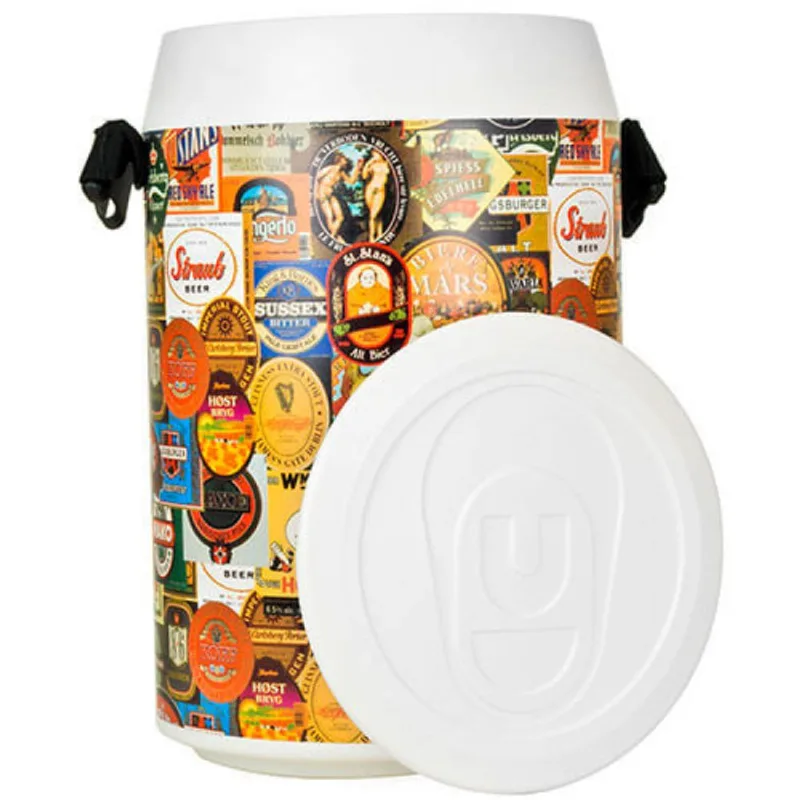 Geladeira Cooler Praia Mix Rótulos com Alça Mochila 24 Latas - Anabell Branco - Anabell