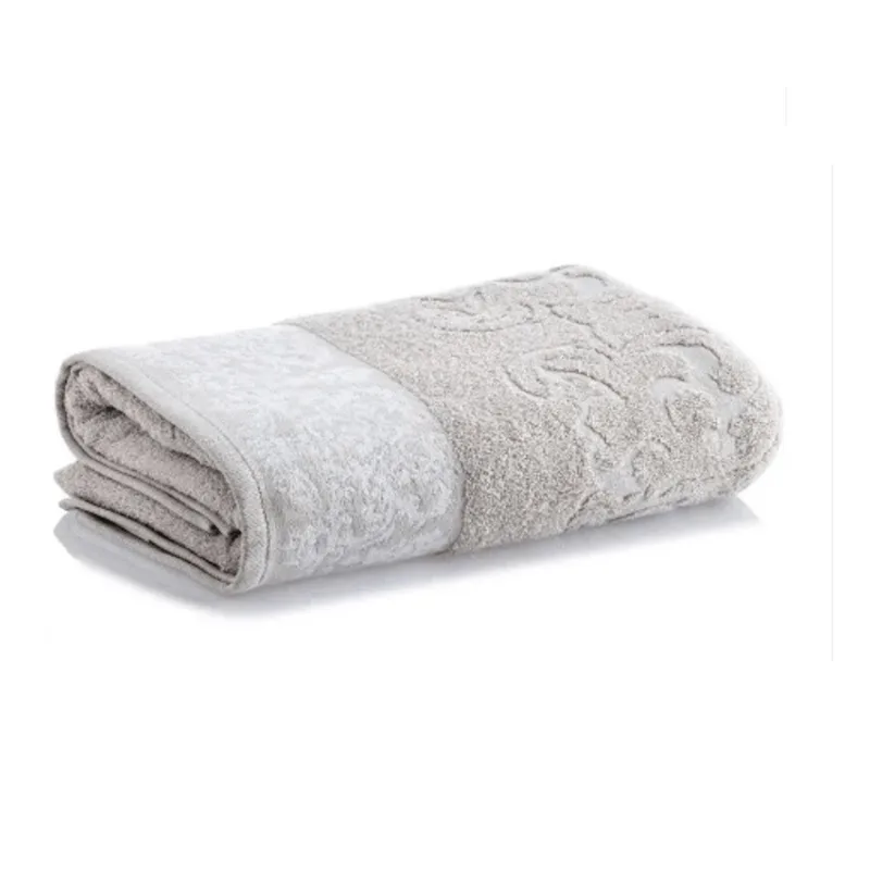Toalha Rosto Jacquard Medalhao 0,50 X 0,70 CINZA