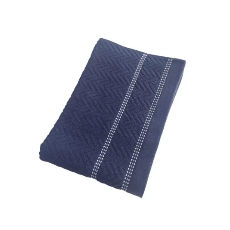 TOALHA ROSTO JACQUARD CHEVRON 0,50 X 0,70 MARINHO