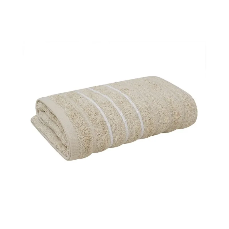Toalha Rosto Jacquard Wave 50 X 70 Bege/unico