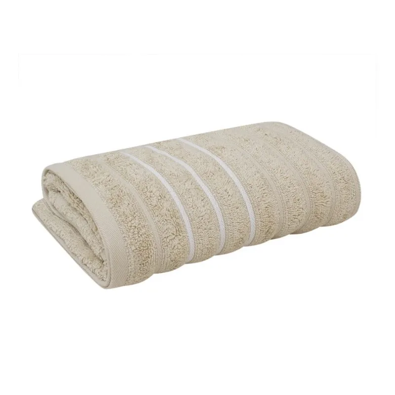 Toalha Banhao Jacquard Wave 80 X 1,50 Bege/unico