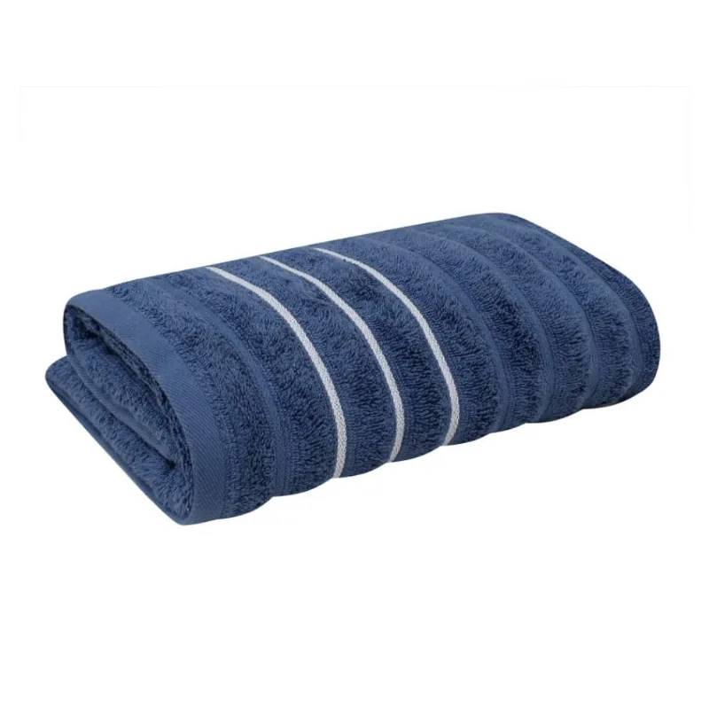 Toalha Banhao Jacquard Wave 80 X 1,50 Azul/unico