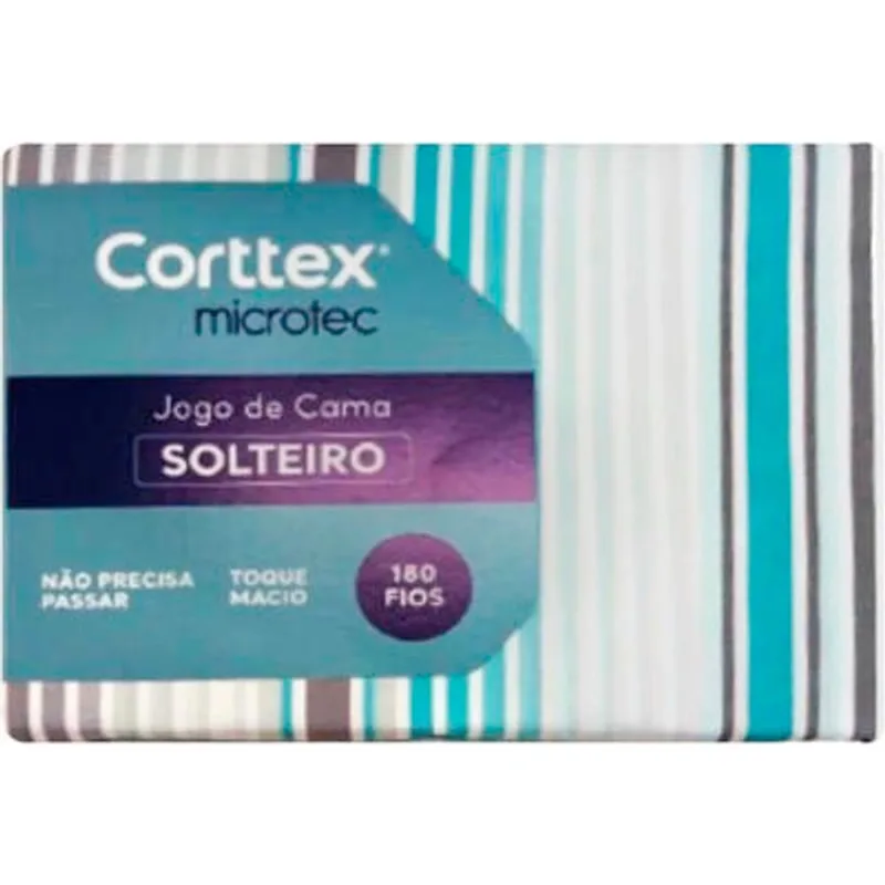 Jogo de Cama Corttex Microtec Solteiro 3 pçs - Corttex