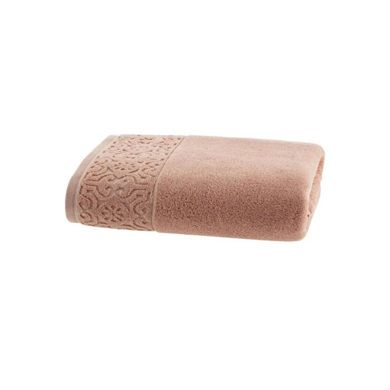 Toalha de Rosto Super Soft Arabesco Zero Twist 0,50x0,70 Rosa