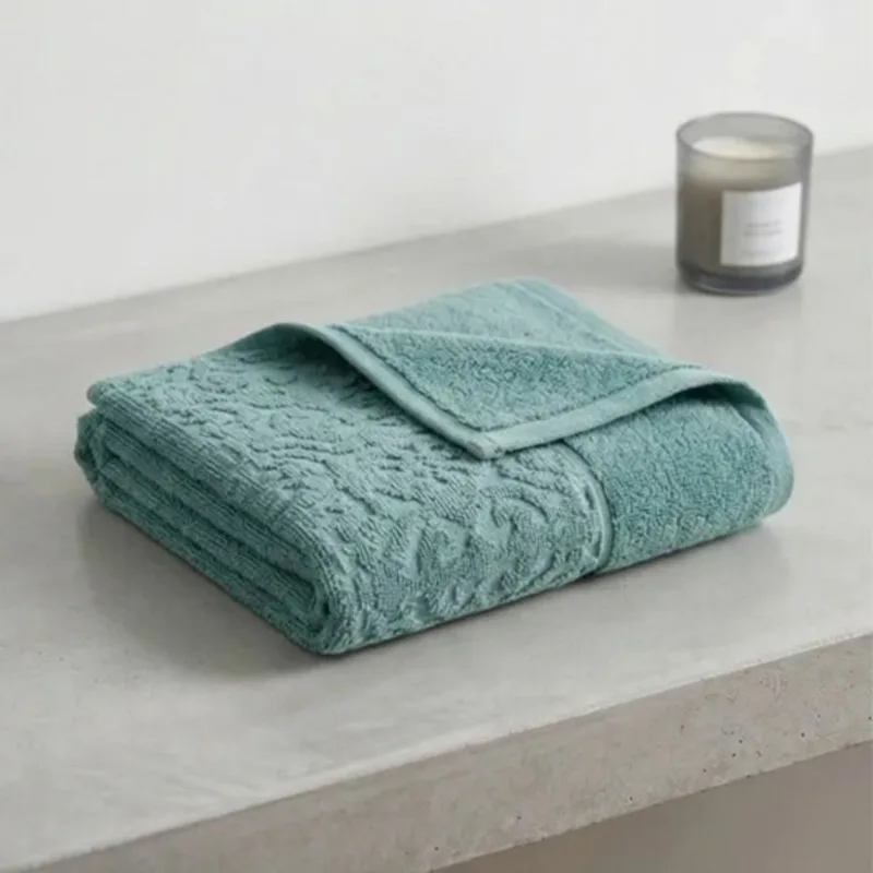 Toalha de Rosto Super Soft Arabesco Zero Twist 0,50x0,70 Verde