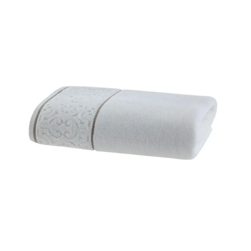 Toalha Banhao Super Soft Arabesco Zero Twist 80x1,50 Branco