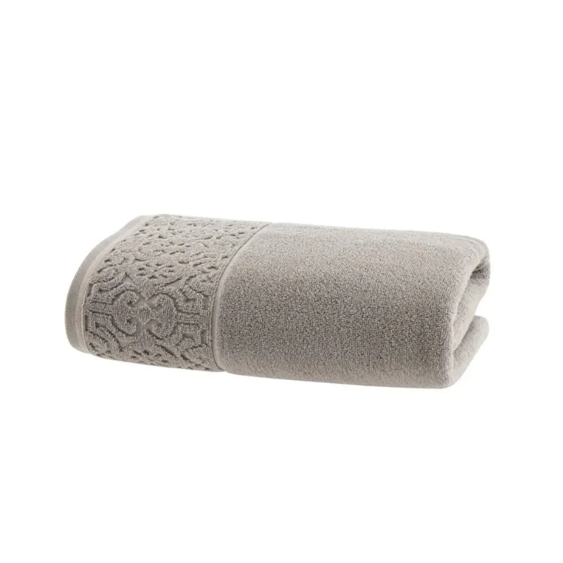 Toalha Banhao Super Soft Arabesco Zero Twist 80x1,50 Cinza