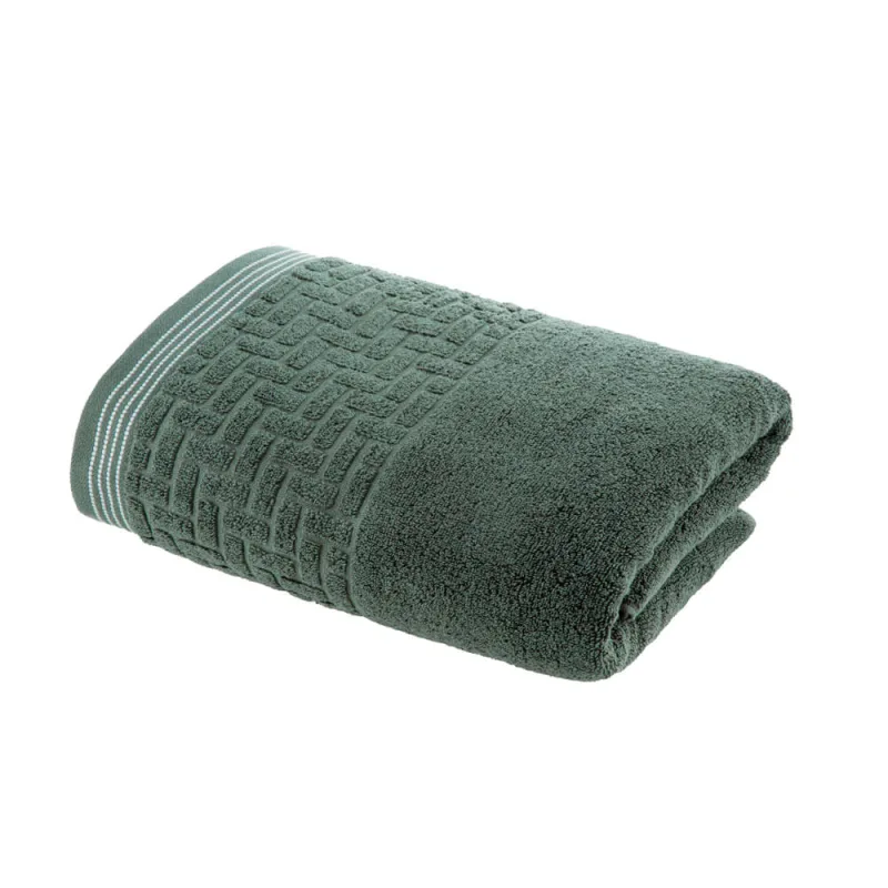 Toalha de Rosto Super Soft Zero Twist Corttex Geométrico 500 g/m² Verde - Corttex - Cama, Mesa E Banho