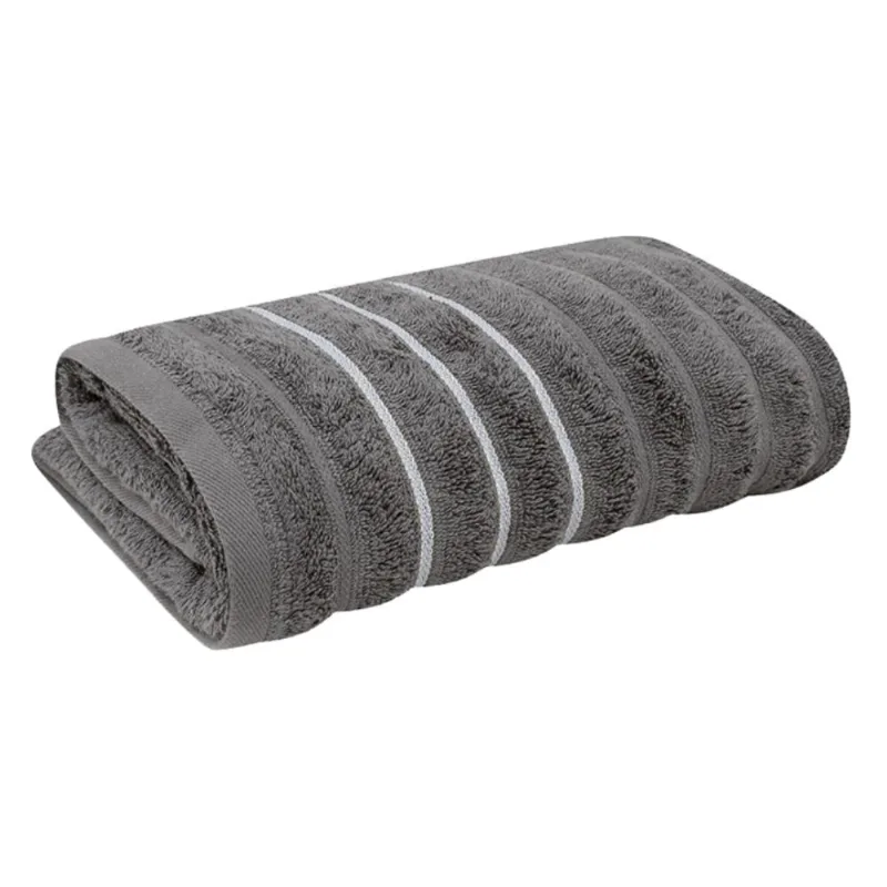 Toalha Banhao Jacquard Wave 80 X 1,50 Chumbo