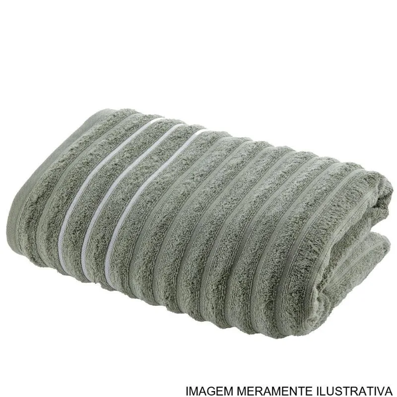 Toalha De Banho Corttex 70x140cm Wave Verde Oliva (MP)