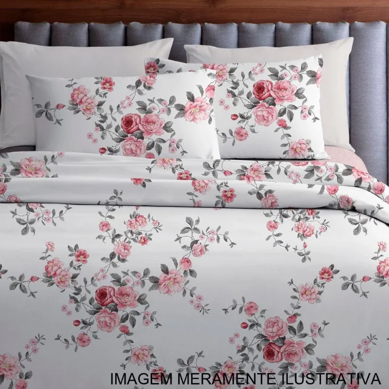 Jogo De Cama 4 Peças Casal Corttex Microtec 7 200 Fios (MP) - Corttex