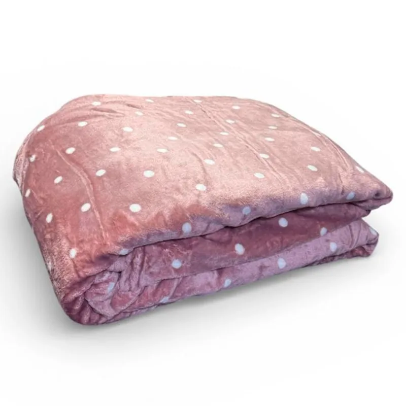 Cobertor Casal Corttex Poá 180x220cm Rosa (MP) - Corttex