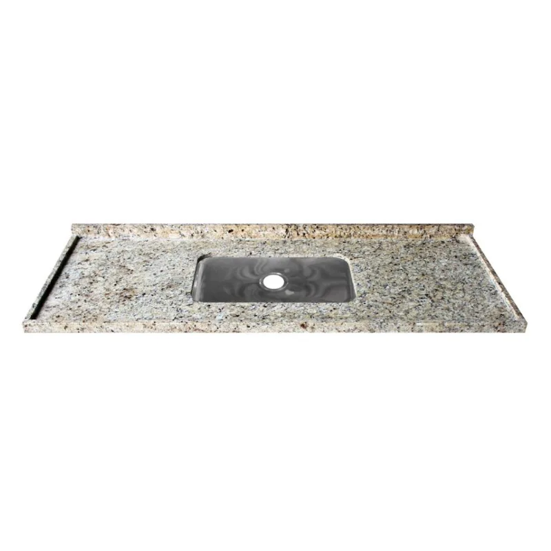 Pia De Granito Santa Cecilia 1.50m Com Cuba Rasa Kasa Granito