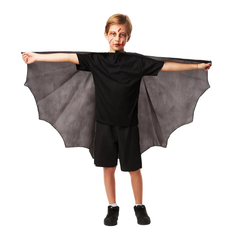 Capa Halloween Infantil Vampiro Fantasia Morceguinho Dracula