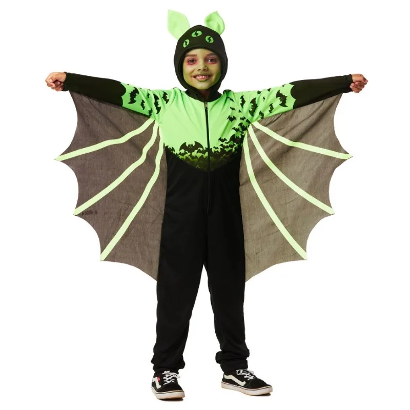 Fantasia Halloween Morcego Bill Infantil Tamanho G