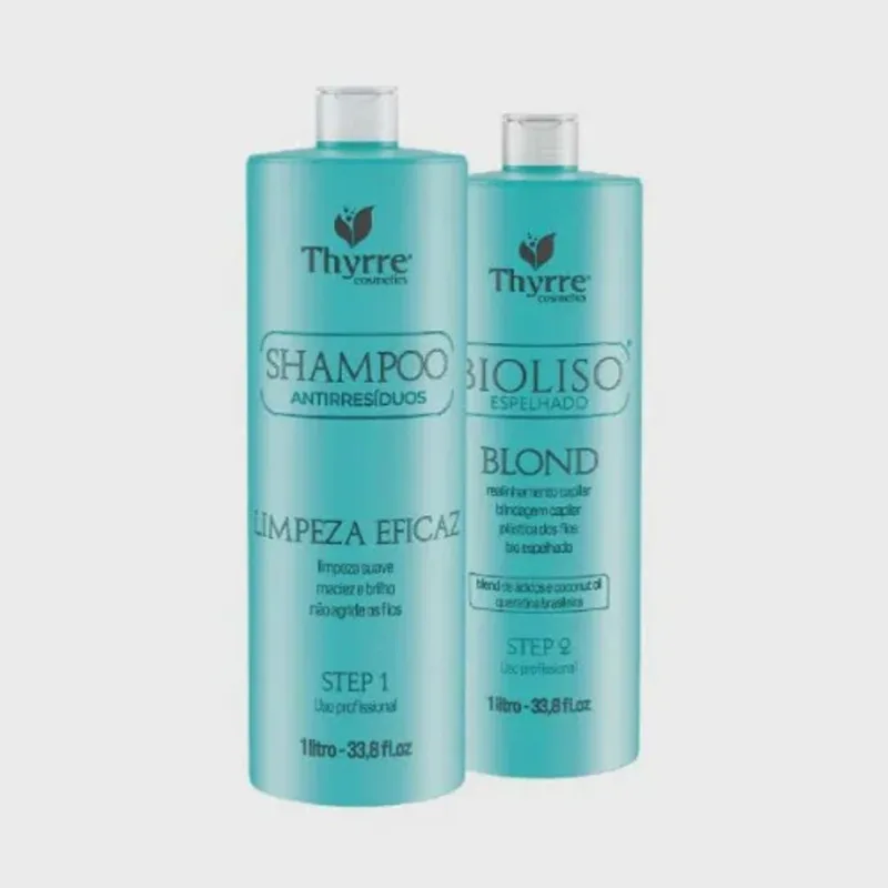Thyrre Cosmetics Bio Liso Espelhado Blond kit 2 passos