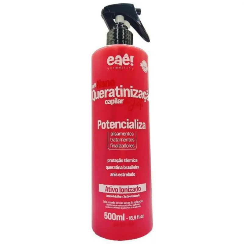 Nanotecnologia Potencializador Capilar Vermelho - Eaê