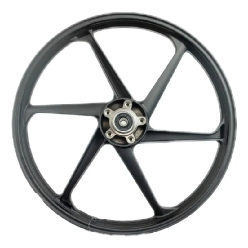 Roda dianteira TITAN150/FAN150 04/2013 esd 6PONTAS preto freio disco
