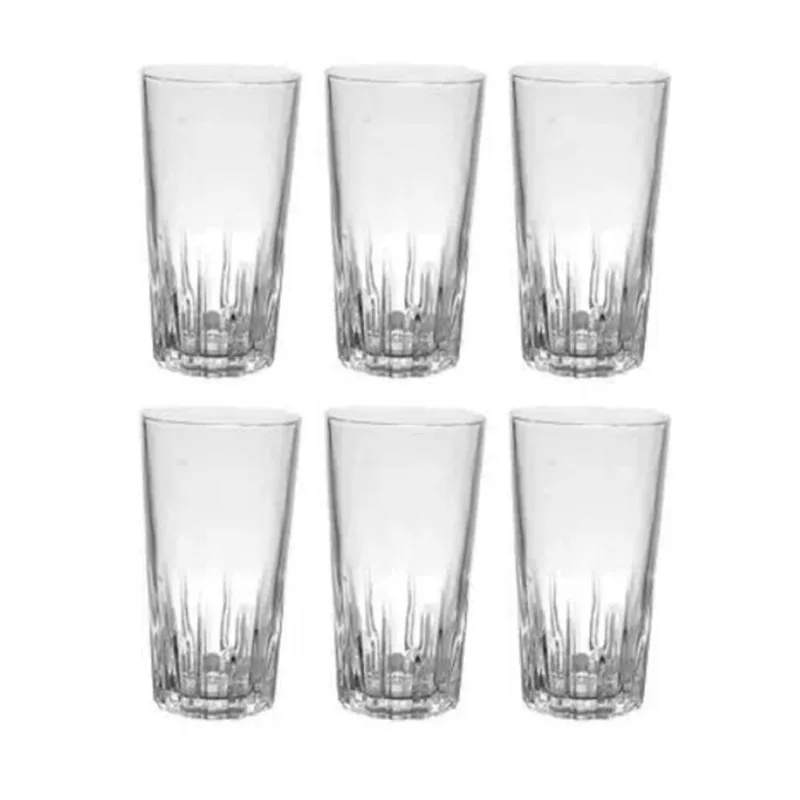 Jogo De Copos Bali Vidro 6 Peças 280ml