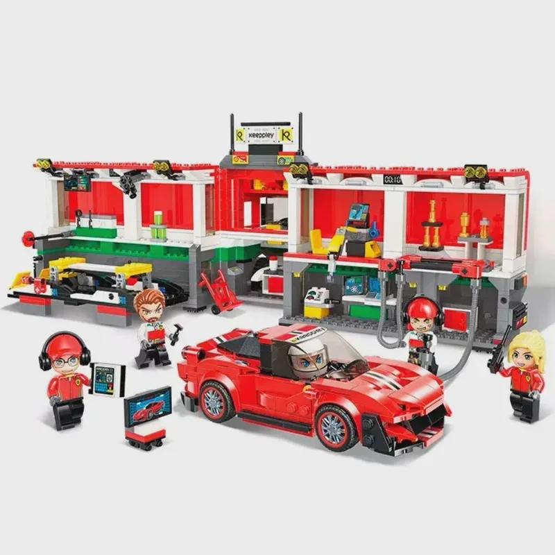Blocos de Montar Mine City Caminhão de Parada 1095 pçs - C4204