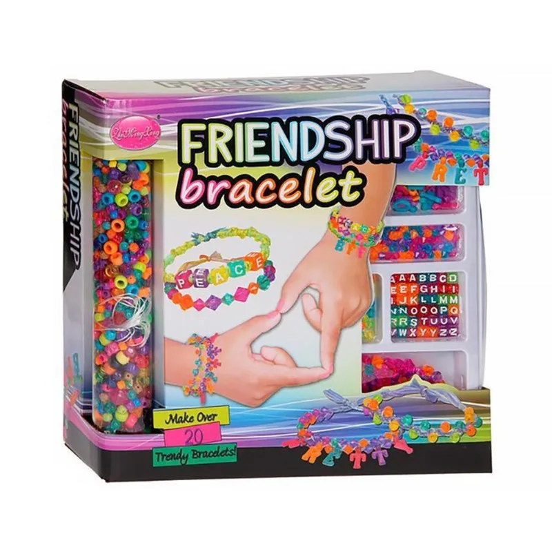 Kit Miçangas Infantil Friendship Bracelet Biju Collection