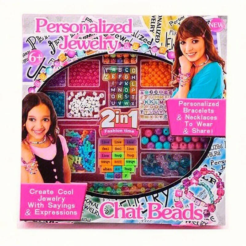 Kit Miçangas Infantil Chat Beads Biju Collection 11036