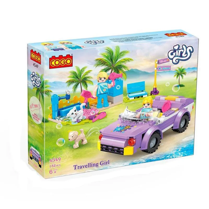 Blocos De Montar A Viajante 182Pcs 4549 - Dorémi