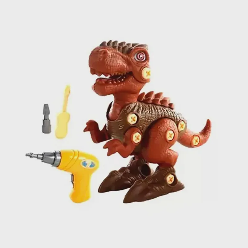 Dinossauro de Brinquedo Monta e Desmonta T-Rex Marrom RS009-1 - Dorémi