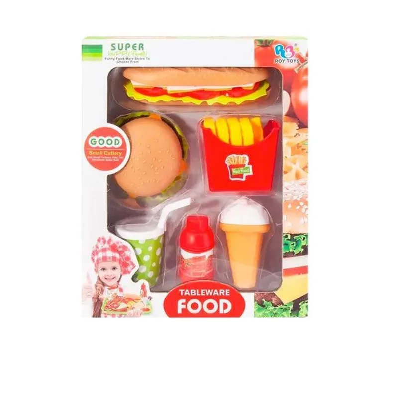 Comida De Brincar Kit De Fast Food E Sorvete 8806-9 - Dorémi