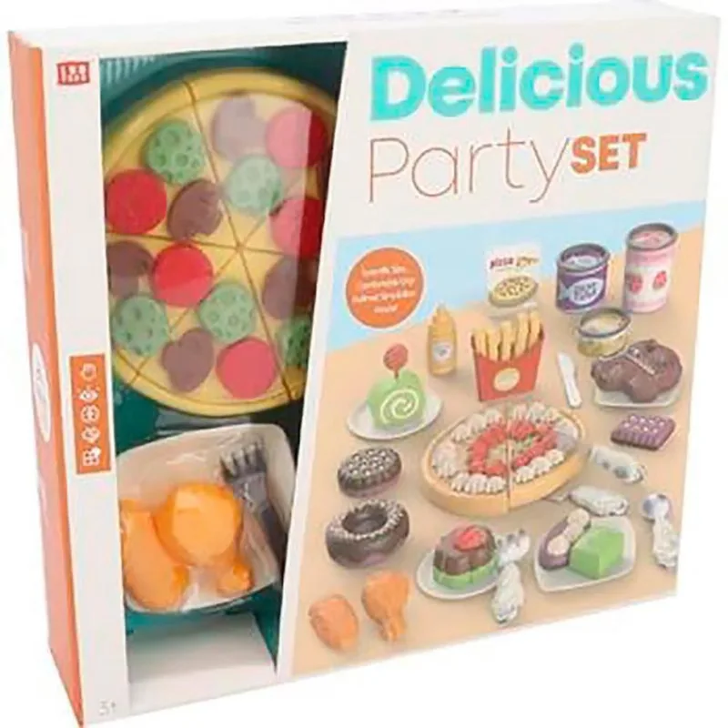 Comida De Brincar Kit Fast Food E Sobremesas Ly8615 - Dorémi