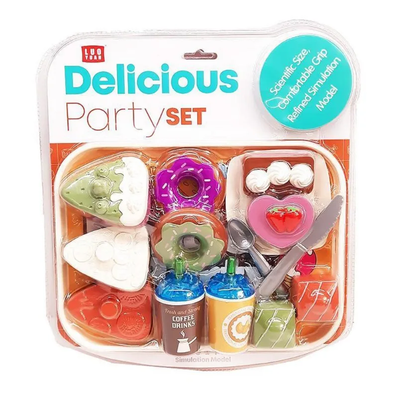 Comida De Brincar Kit De Sobremesas E Café Ly8705 - Dorémi