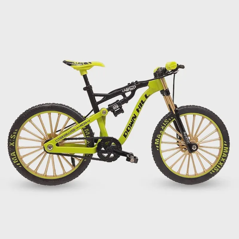 Mountain Matel Bike Miniatura de Metal Colecionável 1:8 Verde 2025A - Dorémi