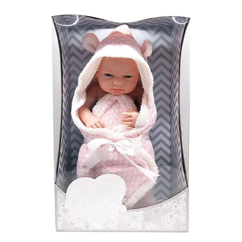 Boneca Bebê Realista Baby So Lovely Grande 38Cm Toalha E