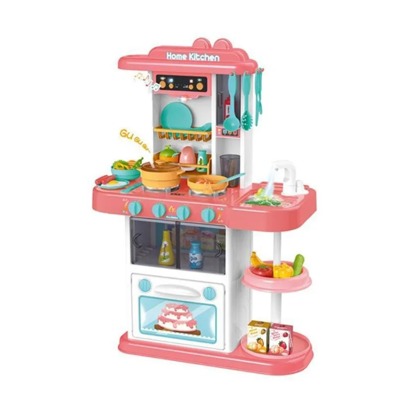Cozinha Brinquedo Moderna 38 Pçs Luz Sons E Água 889-166