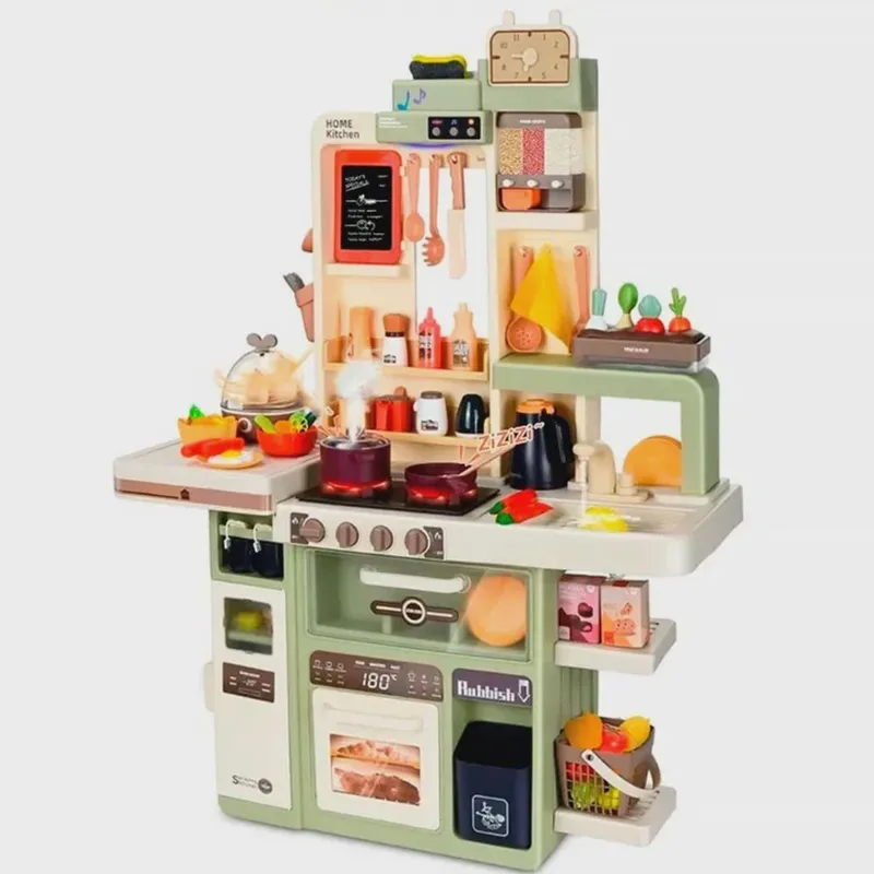 Cozinha de Brinquedo Moderna 88 pçs com Luz Sons e Água 889-229 - Dorémi