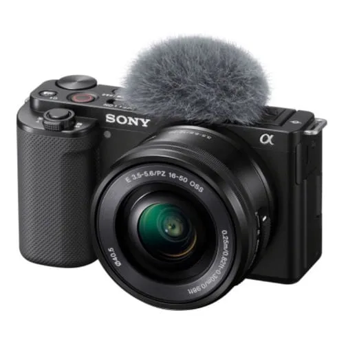 Câmera sony ZV-E10 mirrorless kit com lente 16-50MM (preta) - Sony - áudio E Vídeo