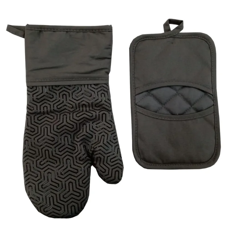 KIT LUVA NEOPRENE SILICA 2 PECAS CINZA