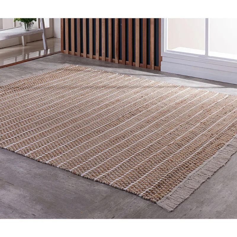 TAPETE JUTA COCHIN 3,00 X 4,00 BEGE/UNICO
