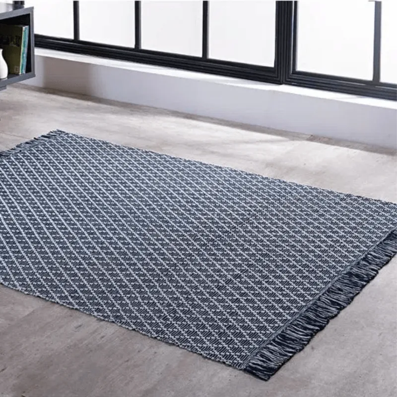 TAPETE KILIM ADALLI DUPLA FACE 0,60 X 0,90 AZUL/UNICO